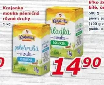 ESO MARKET Krajanka mouka pšeničná různé druhy nabídka