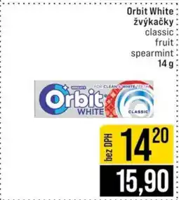 Jip Orbit White žvýkačky nabídka