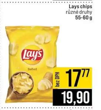 Jip LAYS chips nabídka