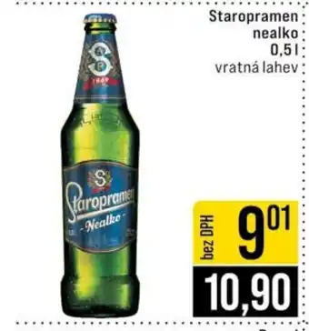 Jip Staropramen nealko nabídka