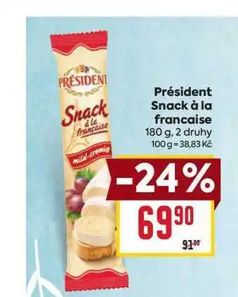 Billa Président Snack à la francaise 180 g nabídka