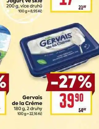 Billa Gervais de la Créme 180 g nabídka