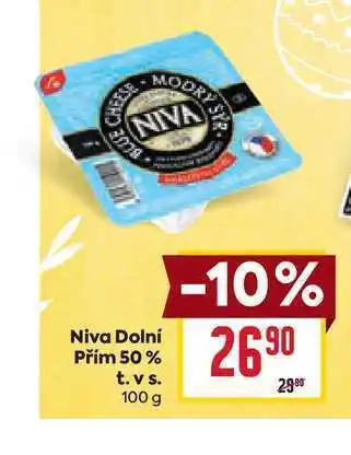 Billa Niva Dolní Přím 50% t. vs. 100 g nabídka