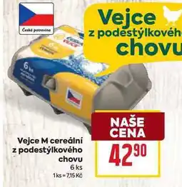 Billa Vejce M cereální z podestýlkového chovu 6 ks nabídka