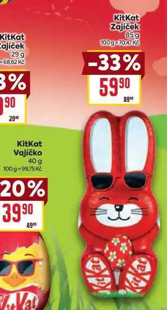 Billa KitKat Zajíček 85 g nabídka