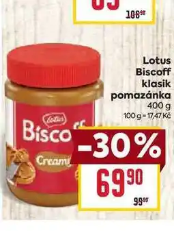 Billa Lotus Biscoff klasik pomazánka 400 g nabídka