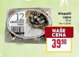 Billa Křepelčí vejce 12 ks nabídka