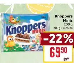 Billa Knoppers Minis 200 g nabídka