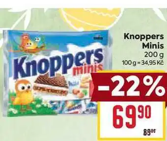 Billa Knoppers Minis 200 g nabídka