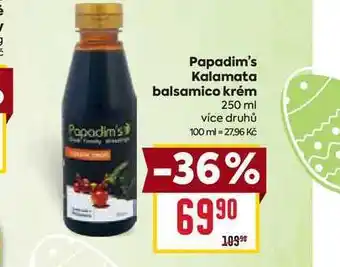 Billa Papadim's Kalamata balsamico krém 250 ml nabídka