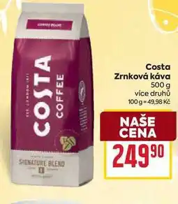 Billa Costa Zrnková káva 500 g nabídka