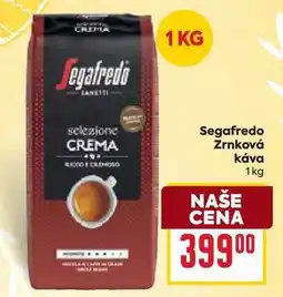 Billa Segafredo Zrnková Káva 1kg nabídka