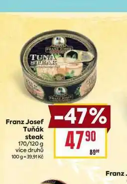 Billa Franz Josef Tuňák steak 170/120 g nabídka