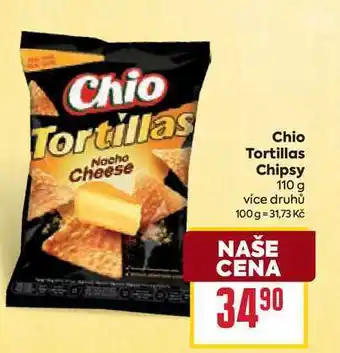 Billa Chio Tortillas Chipsy 110 g nabídka