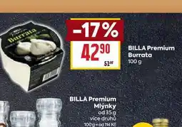 Billa BILLA Premium Burrata 100 g nabídka