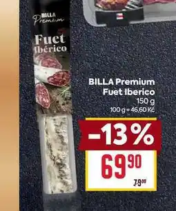 Billa BILLA Premium Fuet Iberico 150 g nabídka