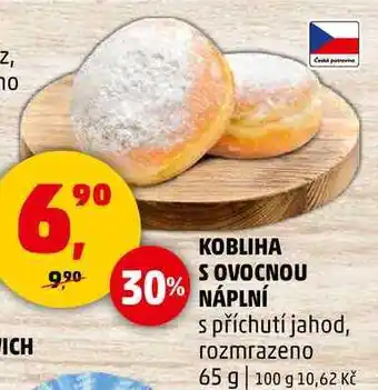 Penny Market KOBLIHA S OVOCNOU NÁPLNÍ s příchutí jahod, 65 g nabídka