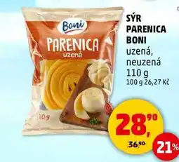 Penny Market SÝR PARENICA BONI uzená, neuzená, 110 g nabídka