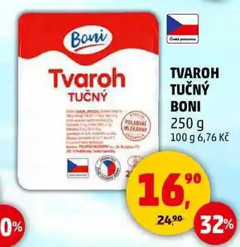 Penny Market TVAROH TUČNÝ BONI, 250 g nabídka