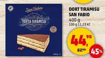 Penny Market DORT TIRAMISU SAN FABIO, 400 g nabídka