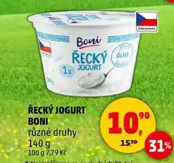 Penny Market ŘECKÝ JOGURT BONI různé druhy, 140 g nabídka