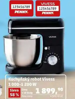 Penny Market VIVESS Kuchyňský robot Vivess 1000-1 200 W nabídka