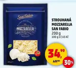 Penny Market STROUHANÁ MOZZARELLA SAN FABIO, 200 g nabídka