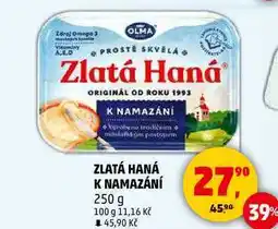 Penny Market ZLATÁ HANÁ K NAMAZÁNÍ, 250 g nabídka