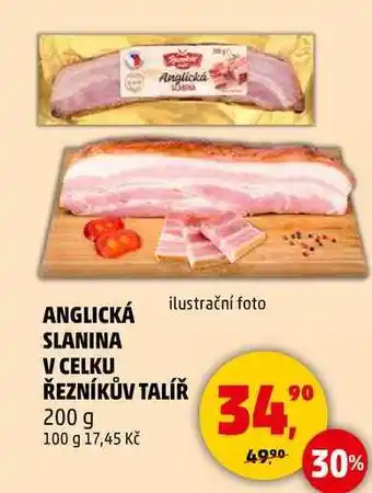 Penny Market ANGLICKÁ SLANINA V CELKU ŘEZNÍKŮV TALÍŘ, 200 g nabídka