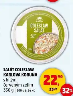 Penny Market SALÁT COLESLAW KARLOVA KORUNA s bílým, červeným zelím, 350 g nabídka