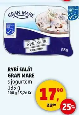 Penny Market RYBÍ SALÁT GRAN MARE s jogurtem, 135 g nabídka