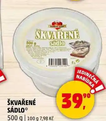 Penny Market ŠKVAŘENÉ SÁDLO, 500 g nabídka