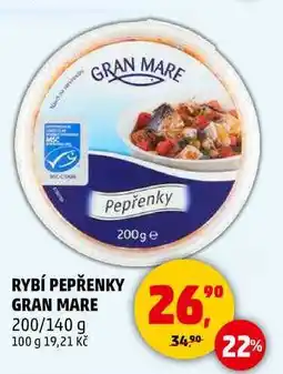 Penny Market RYBÍ PEPŘENKY GRAN MARE, 200/140 g nabídka