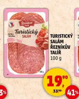 Penny Market TURISTICKÝ SALÁM ŘEZNÍKŮV TALÍŘ, 100 g nabídka