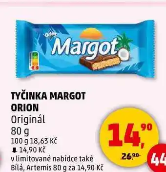 Penny Market TYČINKA MARGOT ORION Originál, 80 g nabídka