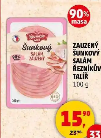 Penny Market ZAUZENÝ ŠUNKOVÝ SALÁM ŘEZNÍKŮV TALÍŘ, 100 g nabídka