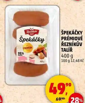 Penny Market ŠPEKÁČKY PRÉMIOVÉ ŘEZNÍKŮV TALÍŘ, 400 g nabídka