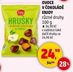 Penny Market OVOCE V ČOKOLÁDĚ ENJOY různé druhy, 100 g nabídka