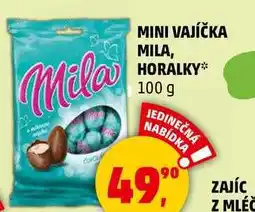 Penny Market MINI VAJÍČKA MILA, HORALKY, 100 g nabídka