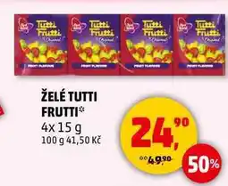 Penny Market ŽELÉ TUTTI FRUTTI, 4x 15 g nabídka