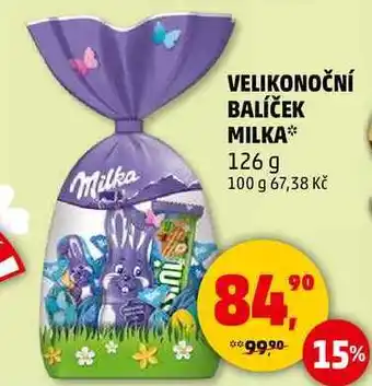 Penny Market VELIKONOČNÍ BALÍČEK MILKA, 126 g nabídka