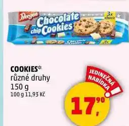 Penny Market COOKIES různé druhy, 150 g nabídka