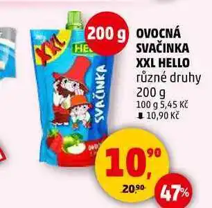 Penny Market OVOCNÁ SVAČINKA XXL HELLO různé druhy, 200 g nabídka