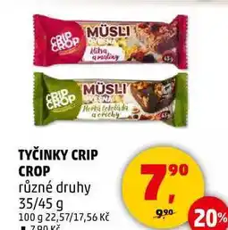 Penny Market TYČINKY CRIP CROP různé druhy, 35/45 g nabídka