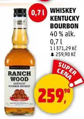 Penny Market WHISKEY KENTUCKY BOURBON 40% alk., 0,7 l nabídka