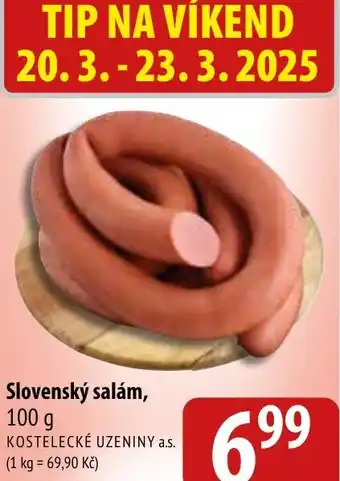 Bala Slovenský salám nabídka