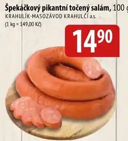 Bala Špekáčkový pikantní točený salám nabídka