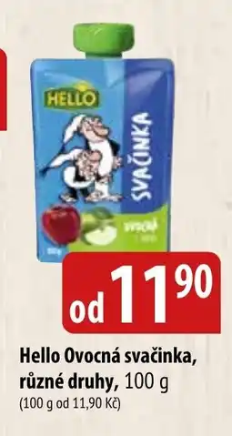 Bala HELLO Ovocná svačinka nabídka