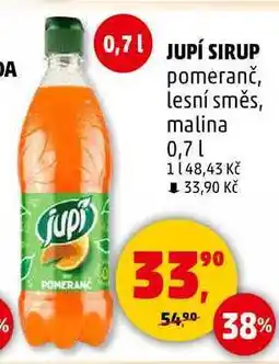 Penny Market JUPÍ SIRUP pomeranč, 0,7 l nabídka