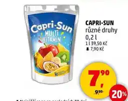 Penny Market CAPRI-SUN různé druhy, 0,2 l nabídka